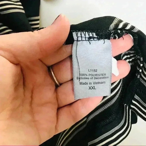 CHAMPION SHIRT MENS XXL STRIPE DUO DRY FIT COLLARD POLO TOP ATHLETIC - Picture 2 of 4